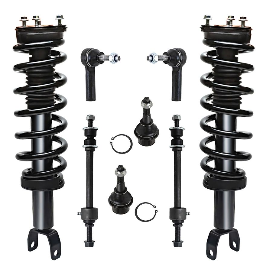 Front Strut w/Coil Spring - 153028 x2