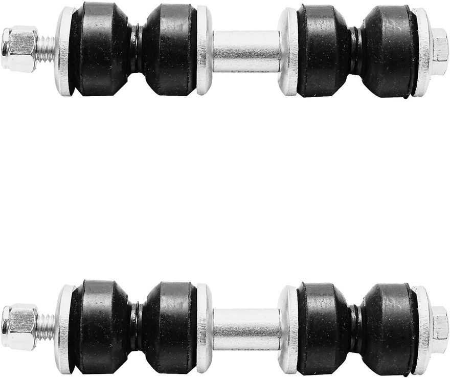 Detroit Axle 8-Piece Front & Rear Struts W/ Coil Springs + Sway Bar End Links For Chevy Impala Buick LaCrosse Allure 2006-2008
