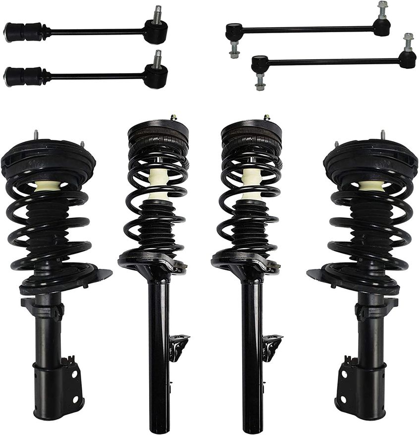 thumbnail image 2 of Detroit Axle Front Sway Bar Link Set For Chrysler Concorde 300M LHS & Dodge Intrepid 2 of 5