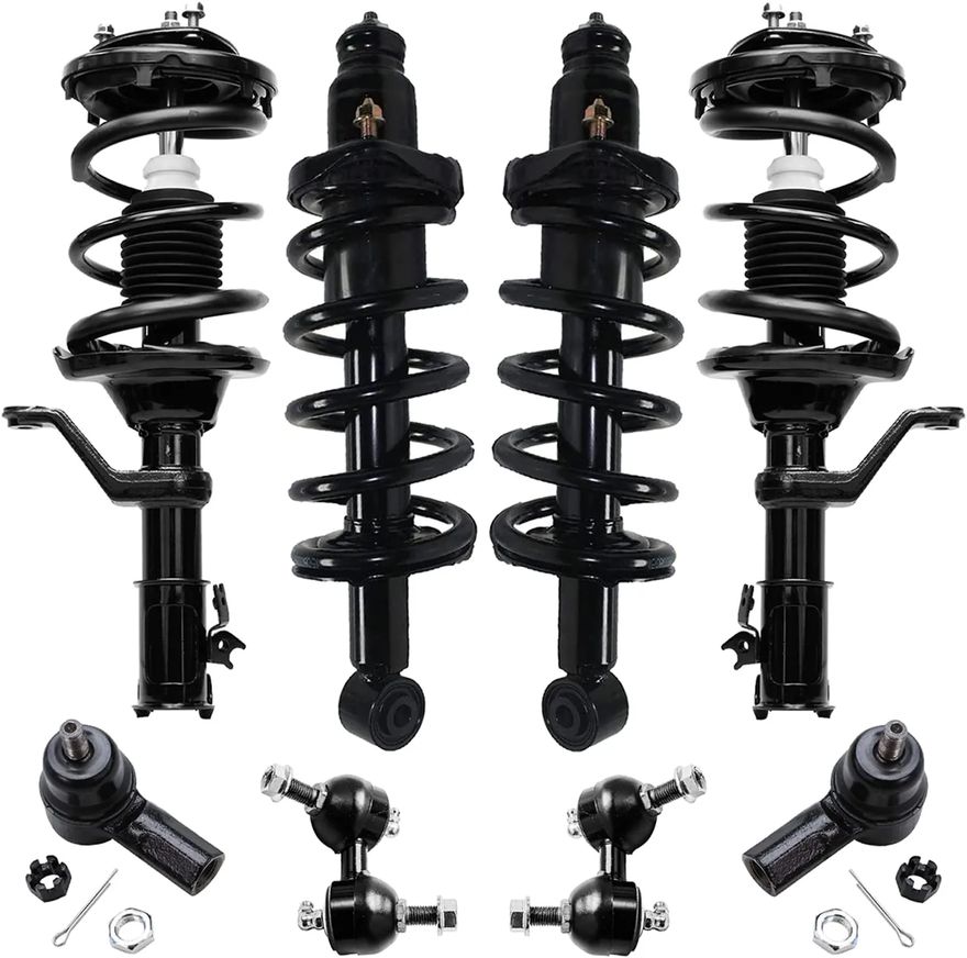 Main Image - Front Rear Struts Tie Rods Kit