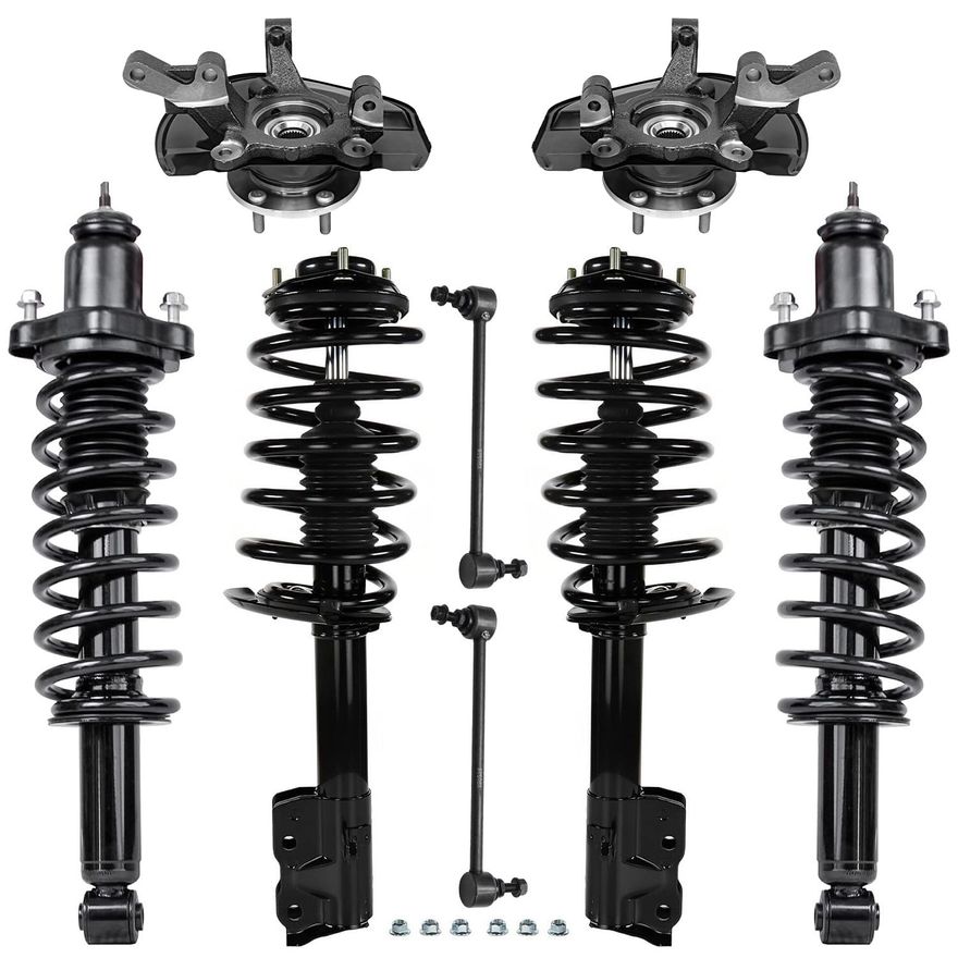 Main Image - Front Rear Struts Knuckles Hubs