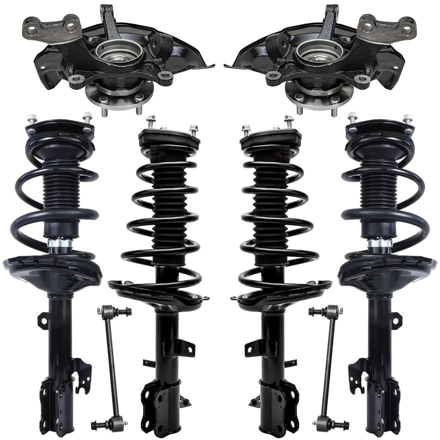 Main Image - Front Rear Struts Knuckles Hubs