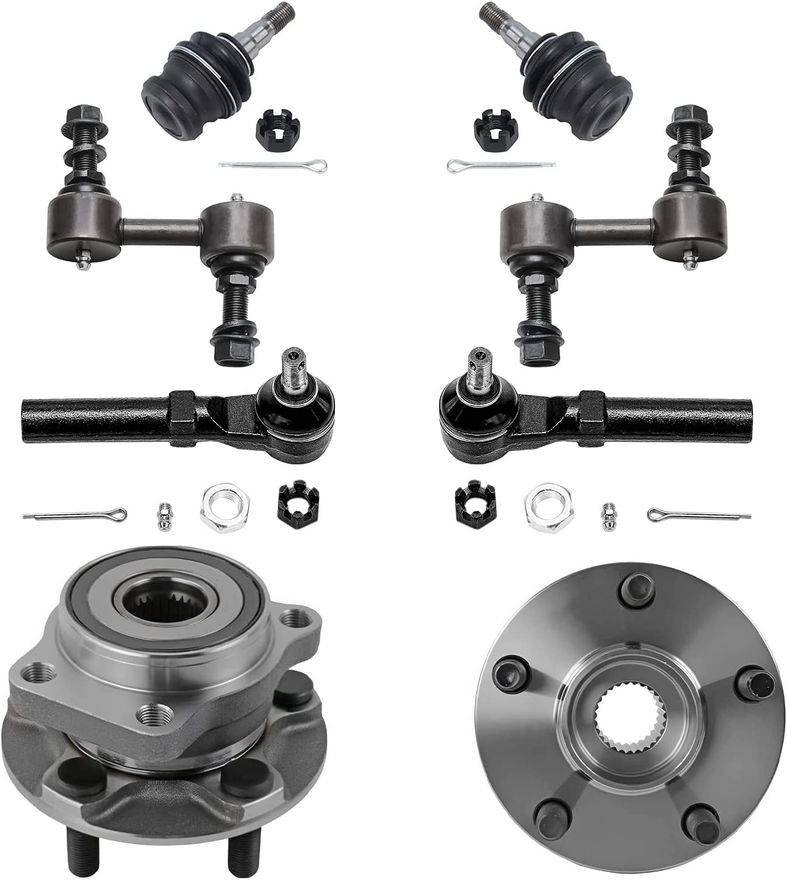 Main Image - Front Wheel Hubs Tie Rods