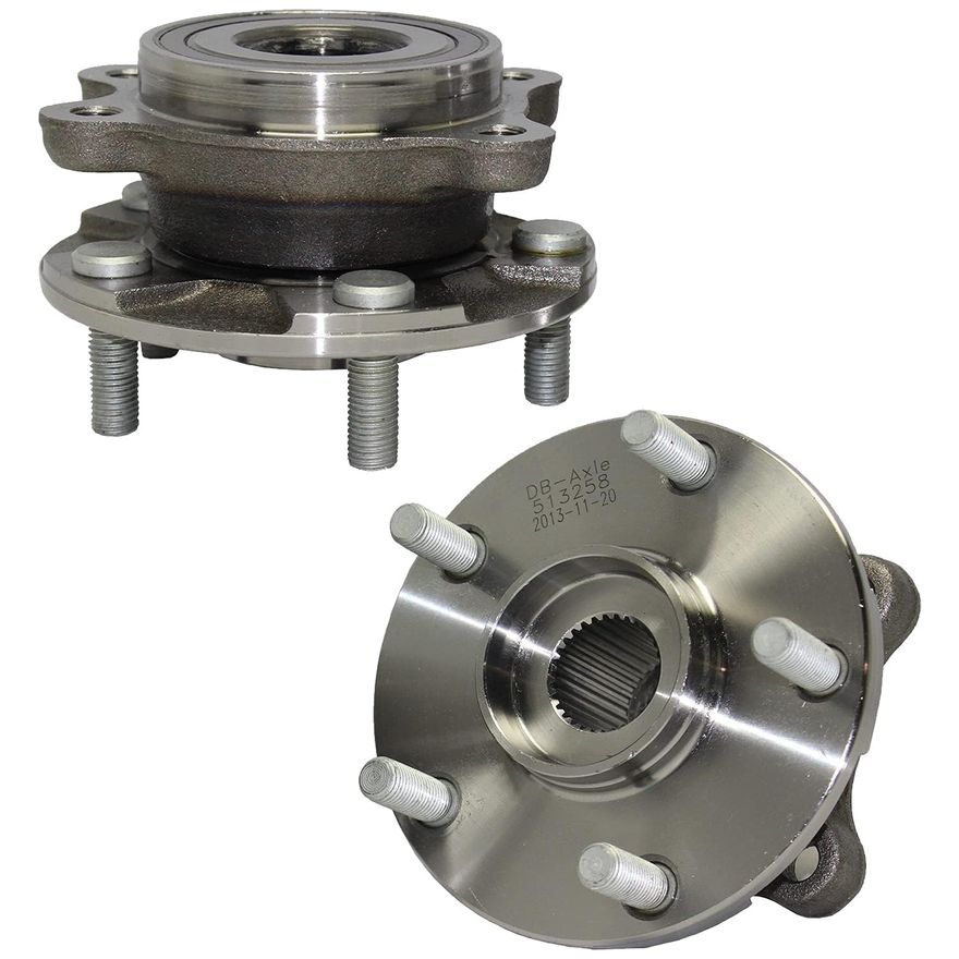 Front Wheel Hub and Bearing - 513258 x2