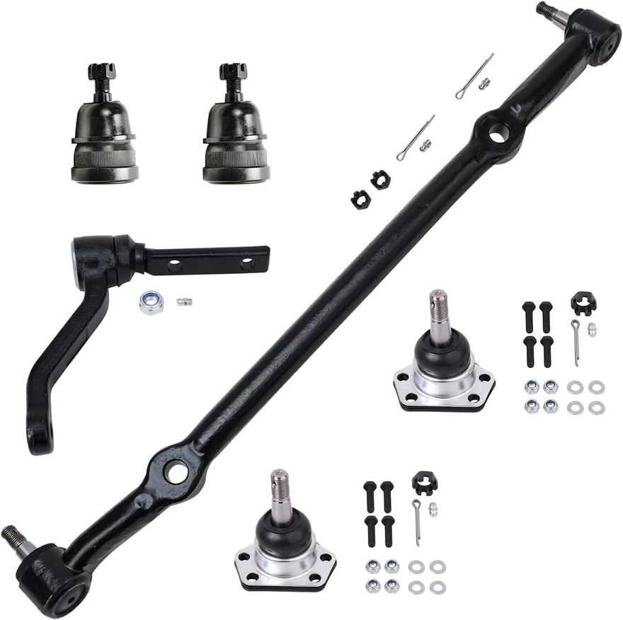 Front Lower Ball Joint & Tie Rod Kit (6-Piece) For Buick Chevy Olds Pontiac – 10-Year Warranty!