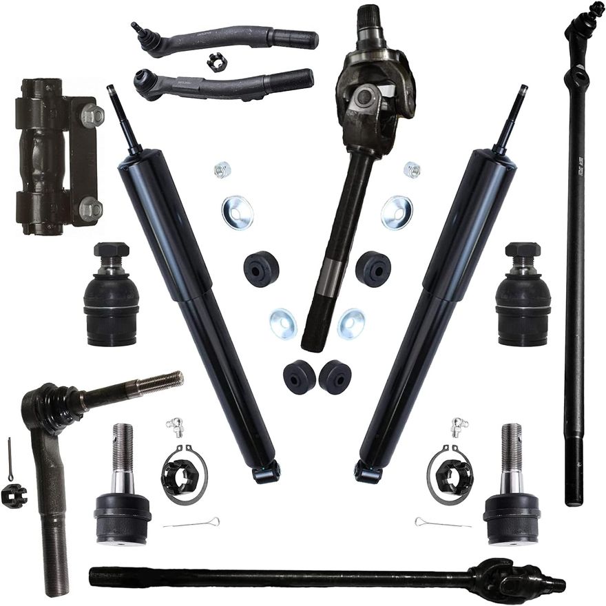 Main Image - Front U-Joint Axles Shocks