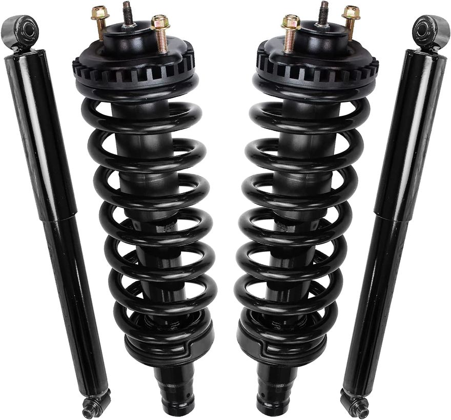 4pc Front Struts and Rear Shock Absorbers Suspension Kit