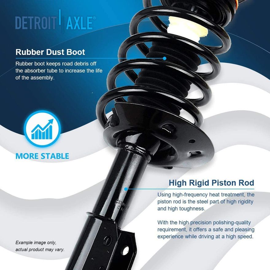 Front Strut And Coil Spring Assembly With Sway Bar Kit For Chevrolet Impala Limited