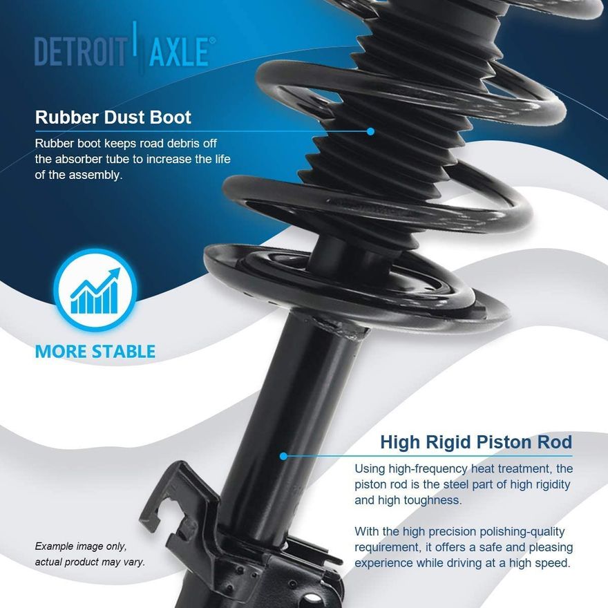 thumbnail interactive-video image 1 of AM Autoparts Front Strut & Spring Assembly Kit With Sway Bar Links For Toyota/Lexus (2004-2006) 1 of 2