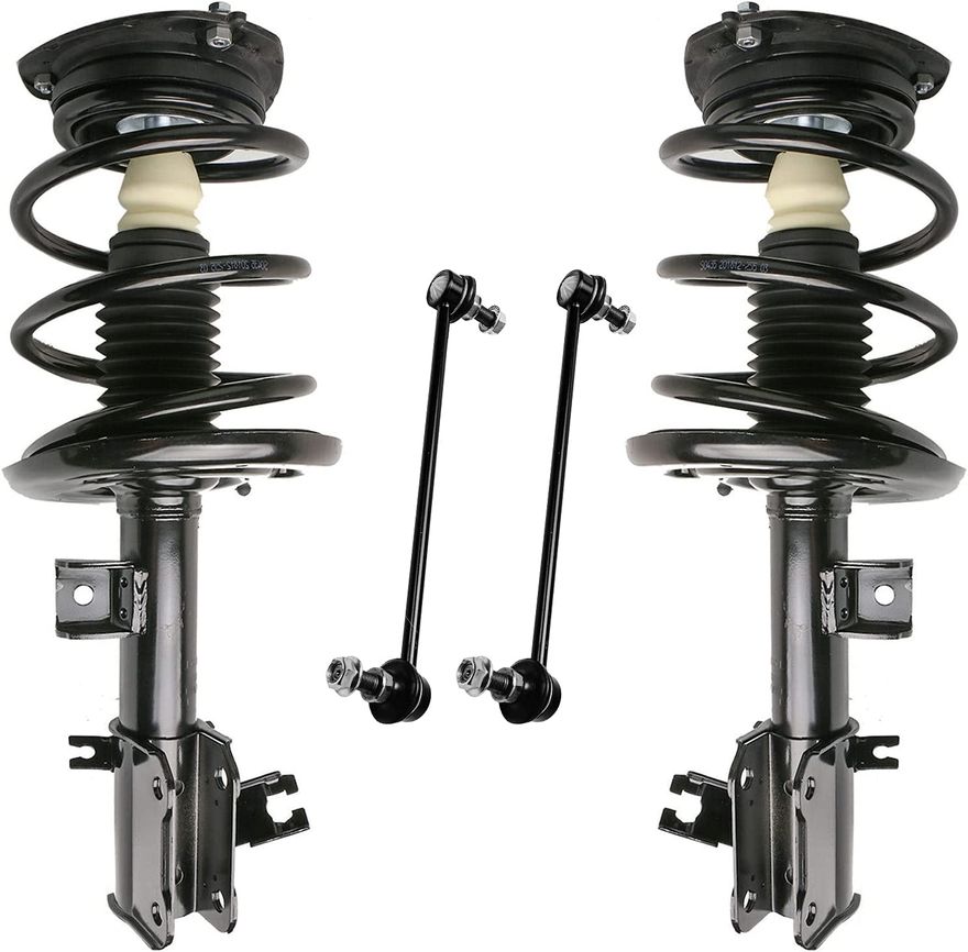 Topcn-autoparts Front Sway Bar End Links Kit For 2007-2013 Nissan Altima – Greasable, 10-Year Warranty