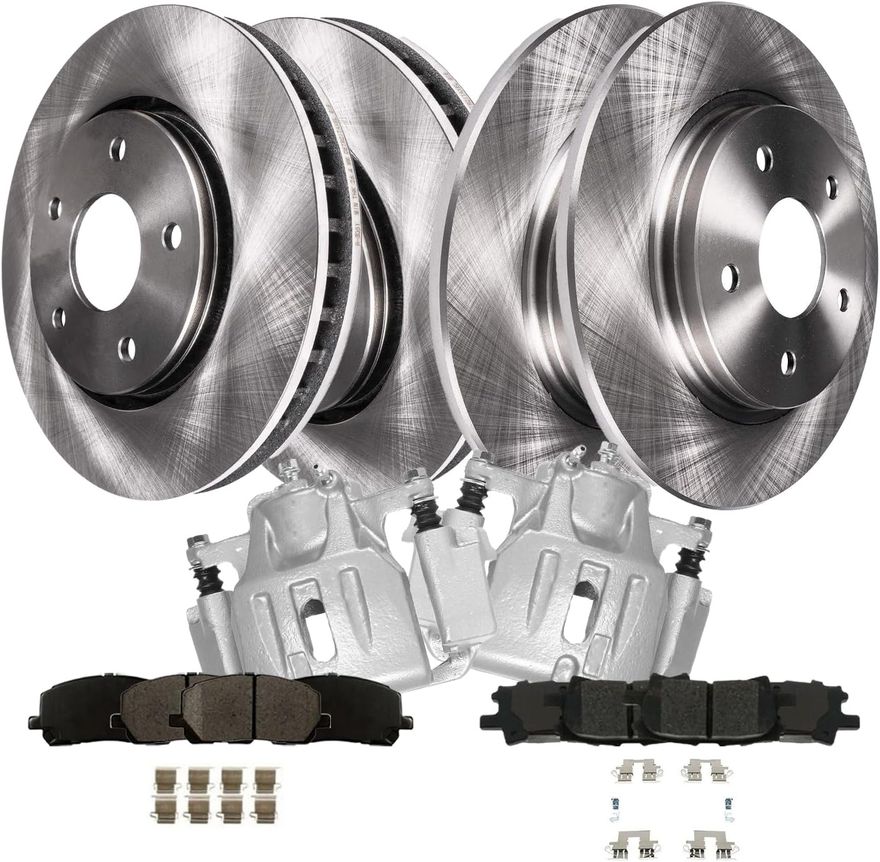 Main Image - Front Rear Rotors Brake Pads