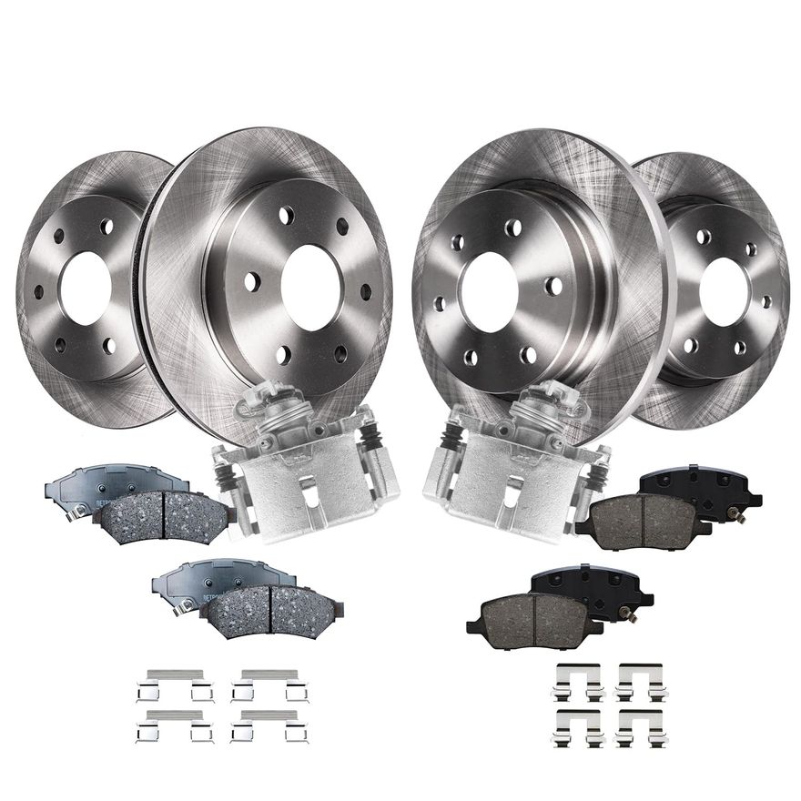 Main Image - Front Rear Rotors Brake Pads