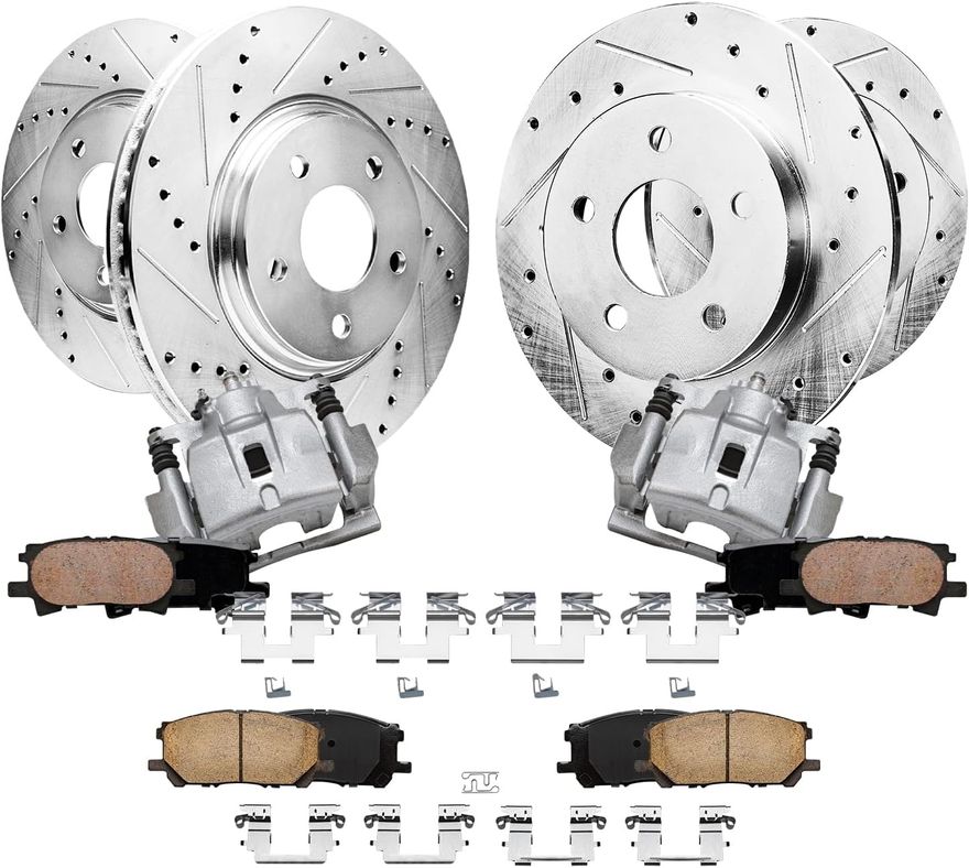 Main Image - Front Rear Rotors Brake Pads