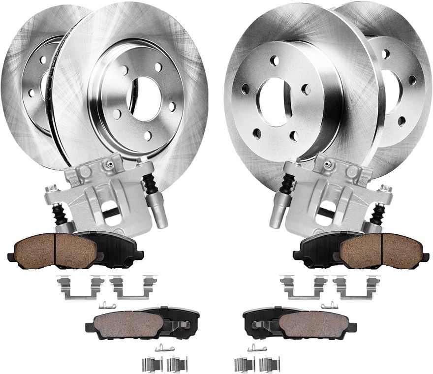 Main Image - Front Rear Rotors Brake Pads