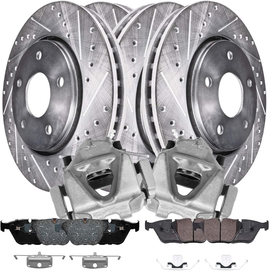 Main Image - Front Rear Rotors Brake Pads