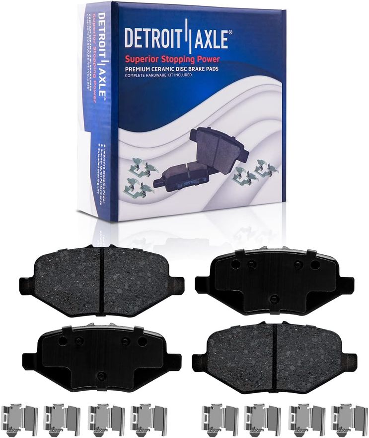 Rear Ceramic Brake Pad - P-1612 x2