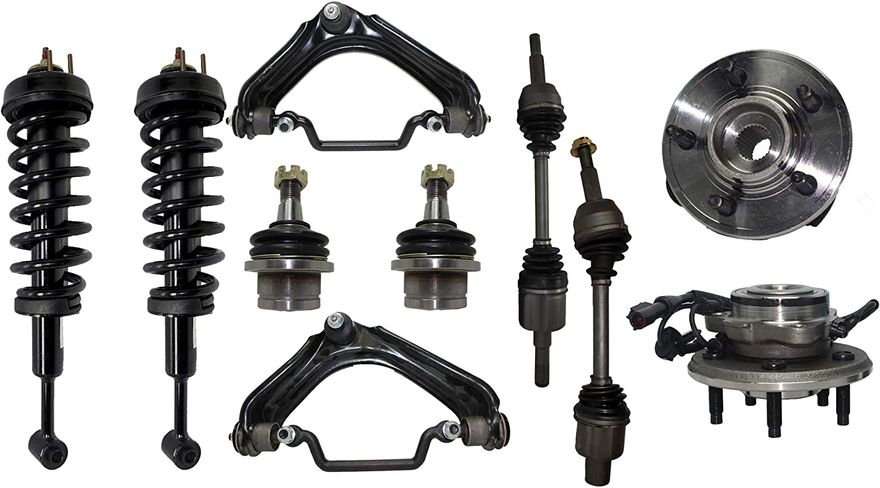 Main Image - Front Struts Control Arms Hubs