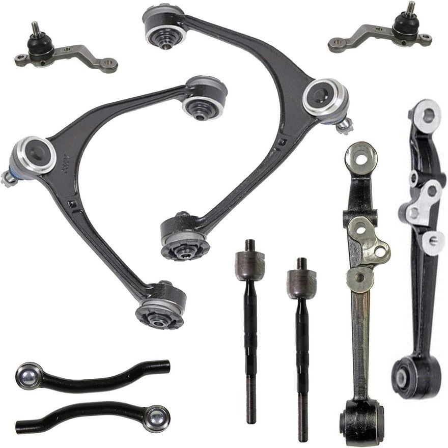 thumbnail image 2 of Complete Front End Suspension Kit For Lexus IS300 2001-2005 – Upper Control Arms, Lower Ball Joints & Tie Rods By Mac Auto Parts 2 of 5