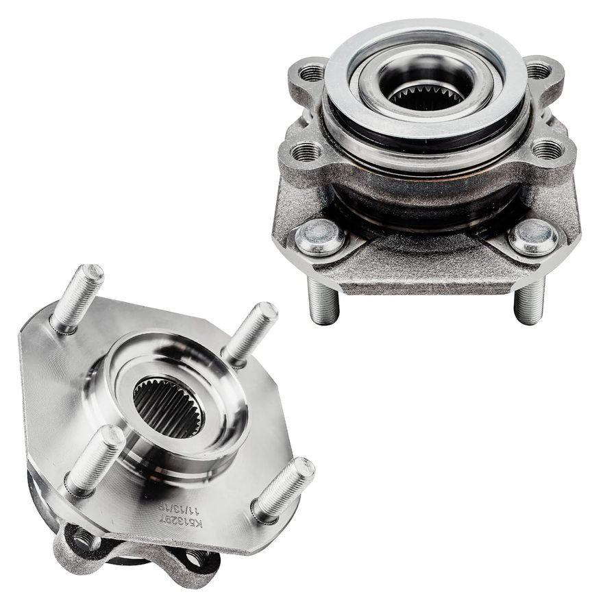 Front Wheel Hub and Bearings - 513297 x2