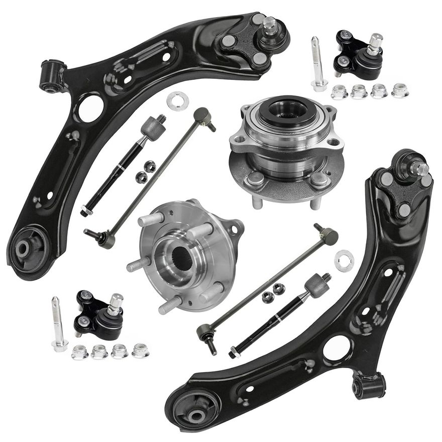 Main Image - Front Control Arms Wheel Hubs