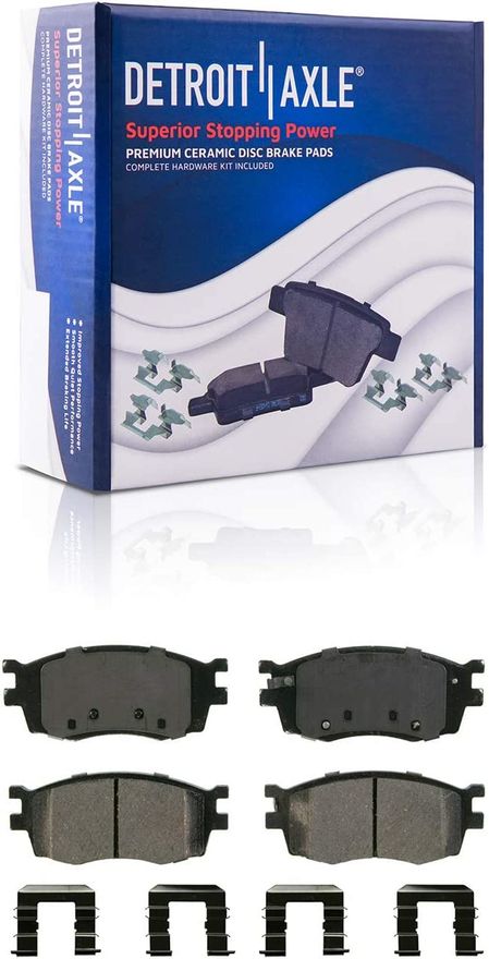 Front Ceramic Brake Pads - P-1156 x2