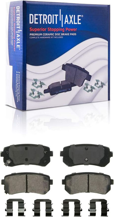 Rear Ceramic Brake Pads - P-1157 x2