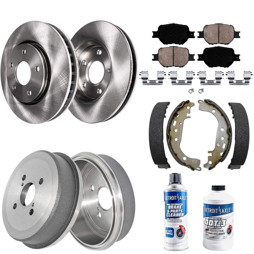 Main Image - Front Disc Rotors Brake Pads