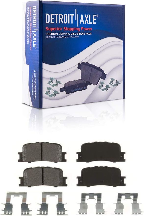 Rear Ceramic Brake Pad - P-885 x2