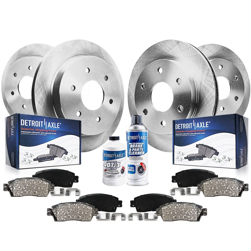 Main Image - Front Rear Rotors Brake Pads