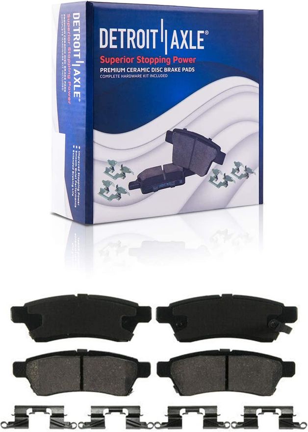 Rear Ceramic Brake Pads - P-1100 x2