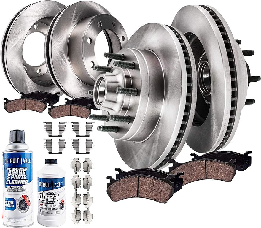 Main Image - Front Rear Rotors Brake Pads