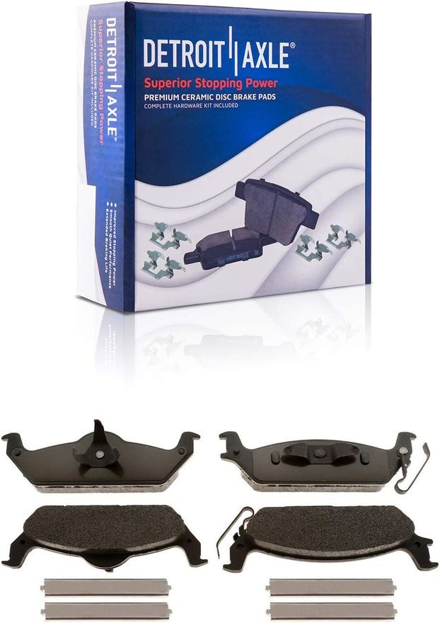 Rear Ceramic Brake Pads - P-963 x2