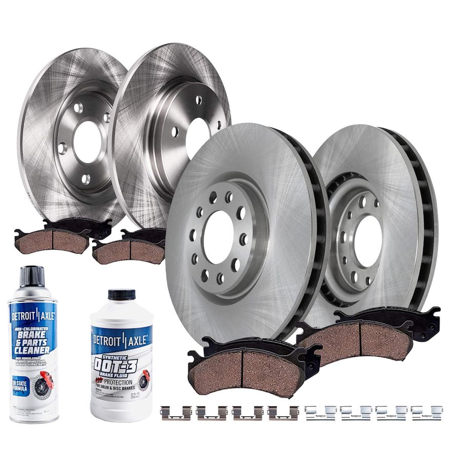 Main Image - Front Rear Rotors Brake Pads