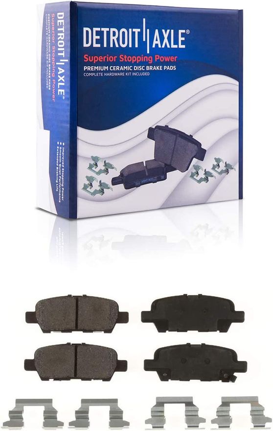 Rear Ceramic Brake Pads - P-1415 x2