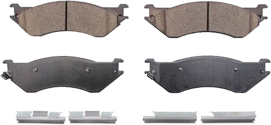 Rear Ceramic Brake Pads - P-702A x2