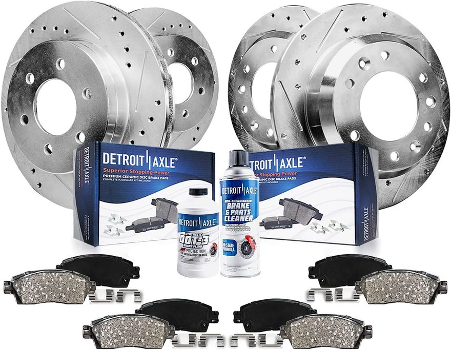 Main Image - Front Rear Rotors Brake Pads