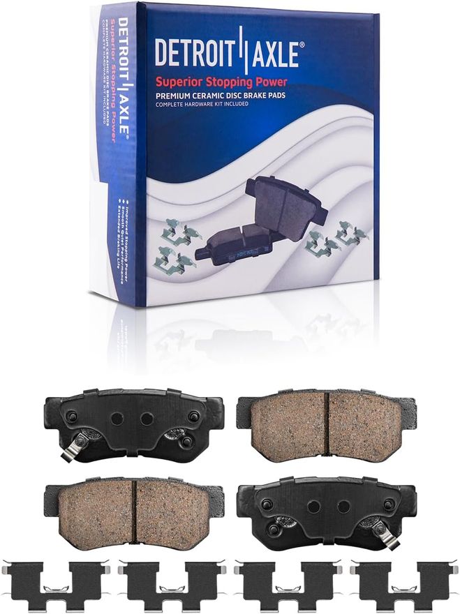 Rear Ceramic Brake Pad - P-813 x2