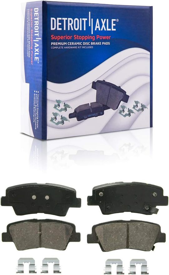 Rear Ceramic Brake Pads - P-1313 x2