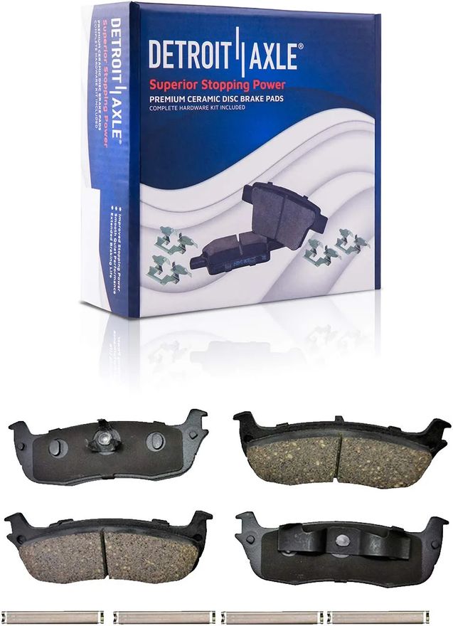 Rear Ceramic Brake Pad - P-879 x2