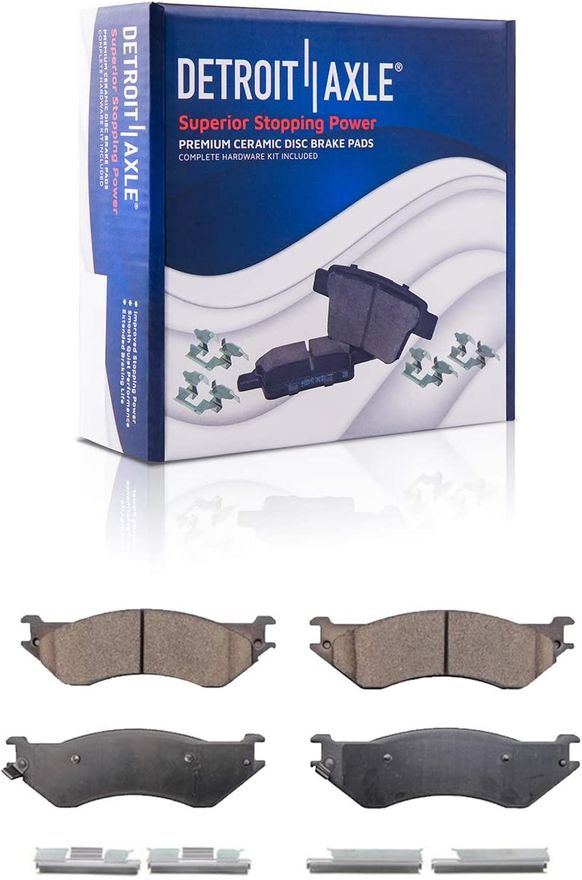 Rear Ceramic Brake Pads - P-702A x2