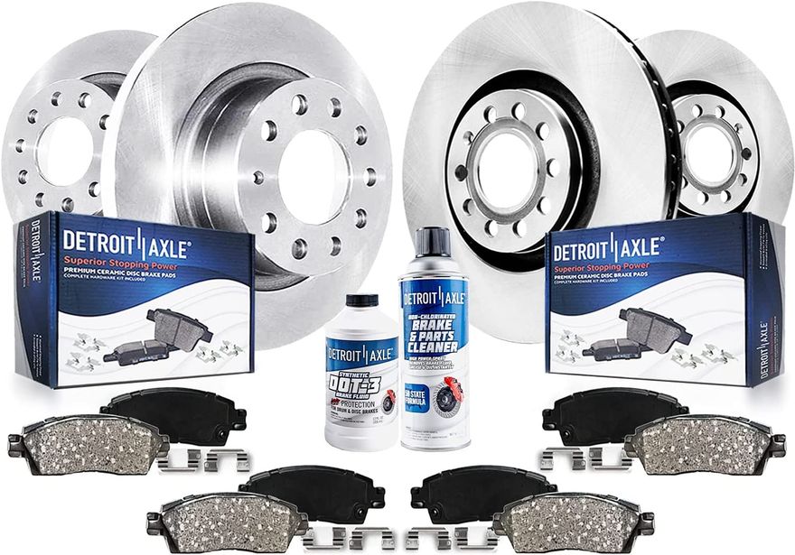 Main Image - Front Rear Rotors Brake Pads