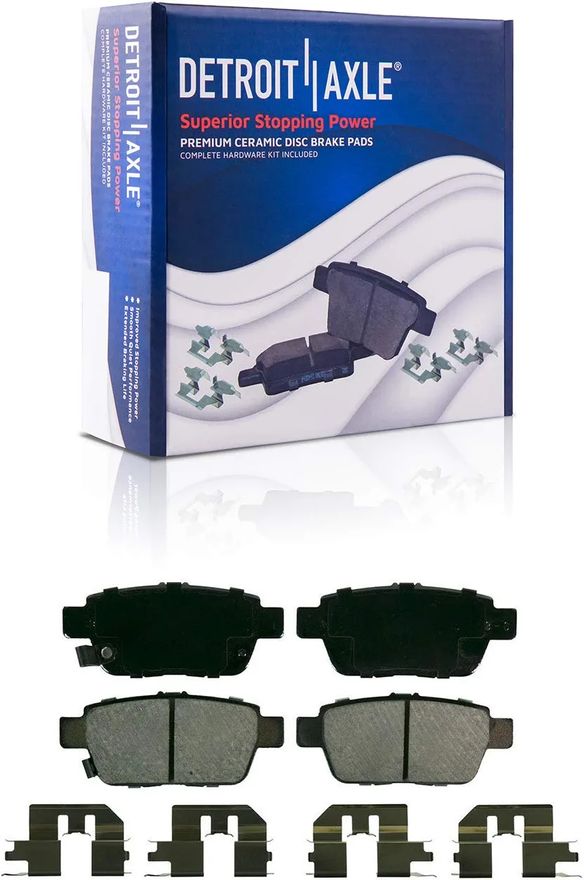 Rear Ceramic Brake Pads - P-1103 x2