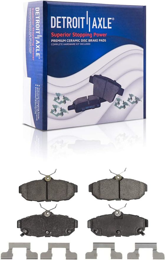 Rear Ceramic Brake Pads - P-1465 x2