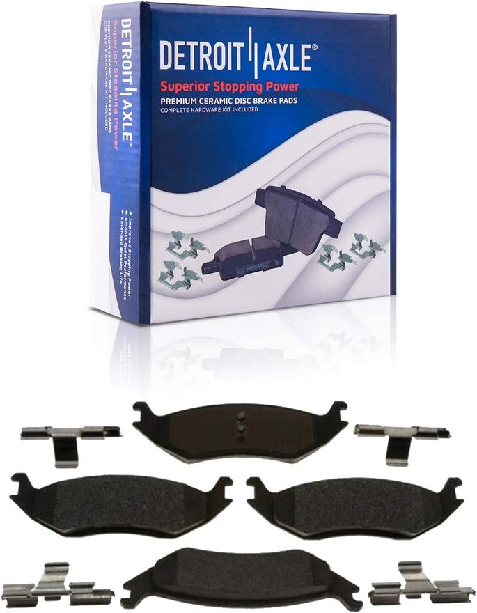 Rear Ceramic Brake Pads - P-967 x2