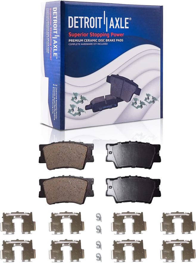 Rear Ceramic Brake Pads - P-1212 x2