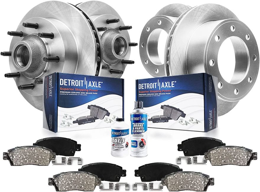 Main Image - Front & Rear Rotors Brake Pads