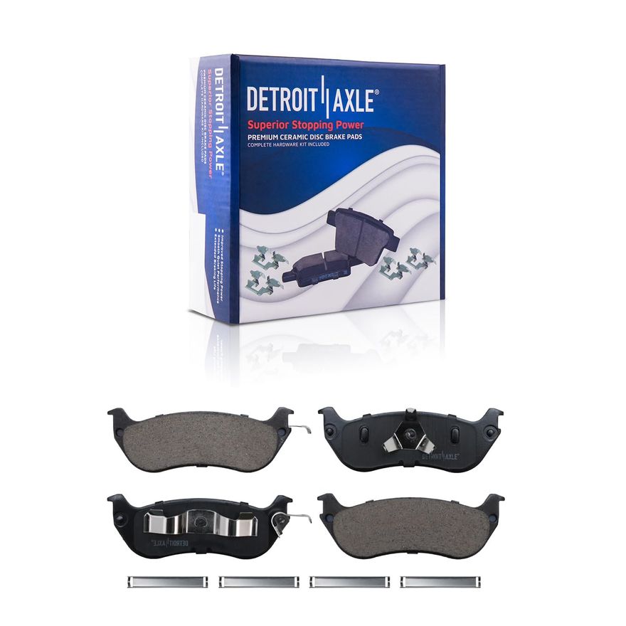 Rear Ceramic Brake Pad - P-674 x2