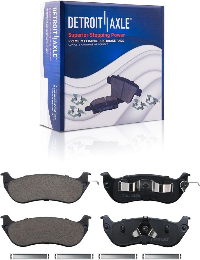 Rear Ceramic Brake Pad - P-674A x2