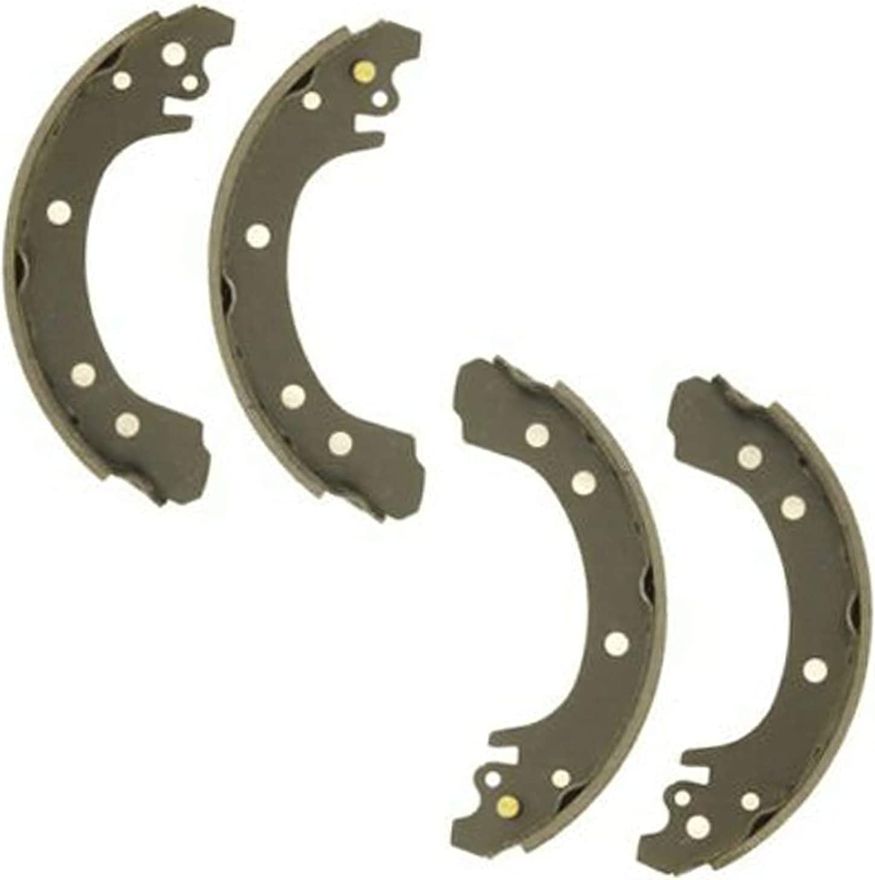 Rear Ceramic Brake Shoes - SH-801 x2