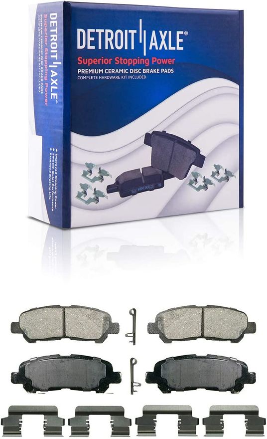 Rear Ceramic Brake Pad - P-1325 x2